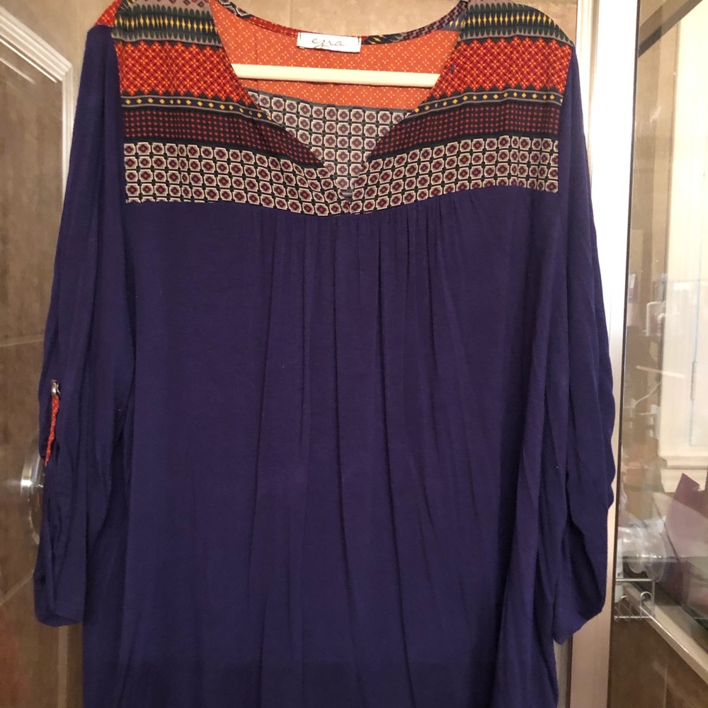 Navy blouse